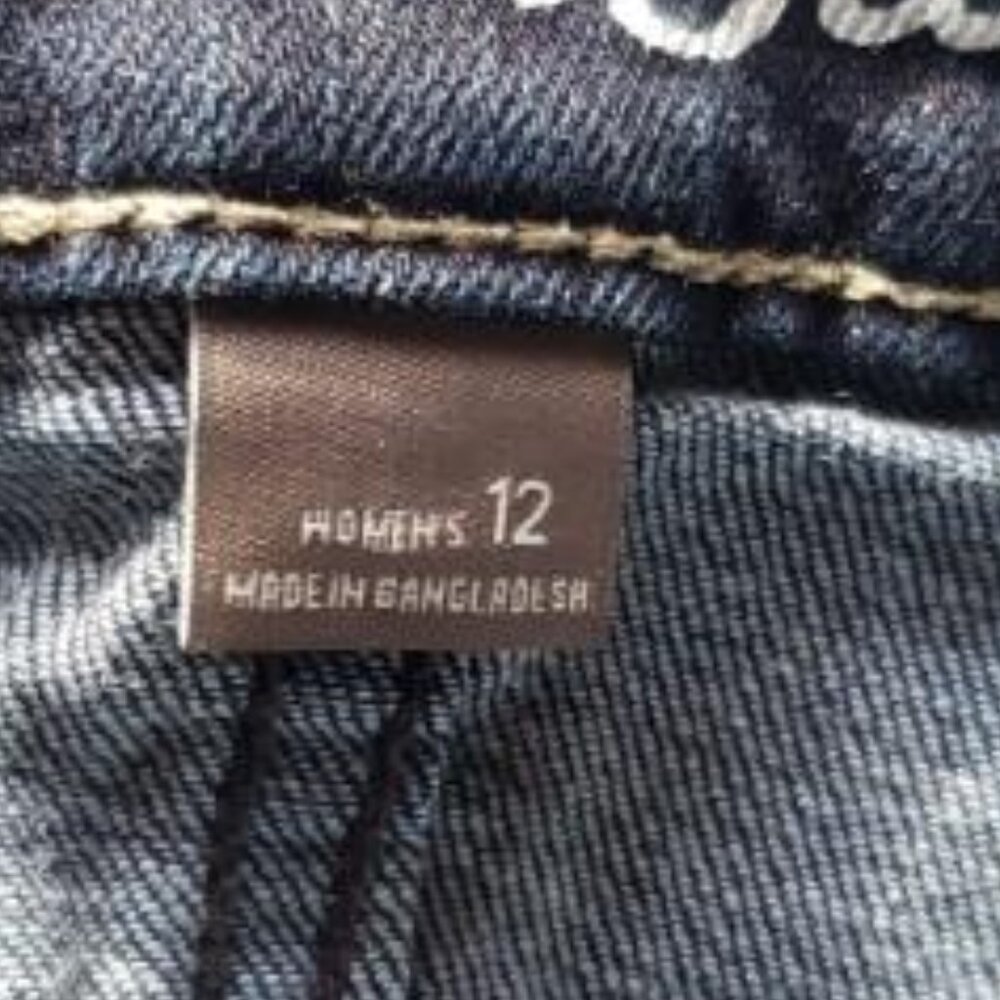 EUC women's Eddie Bauer crop jeans size 12 - Picture 7 of 12